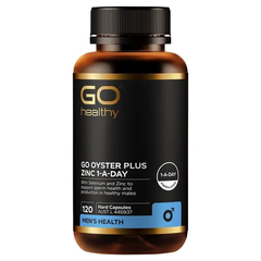 Viên Uống Hàu Biển Go Healthy Plus Kẽm 120 Viên - Bổ Sung Sức Khỏe Sinh Lực Nam Giới Từ Úc - Hỗ Trợ Khả Năng Miễn Dịch