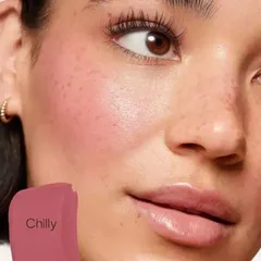 Má Hồng Kem Saie Dew Blush Mini 5ml - Màu Chilly Mauve, Glowy & Pigmented, Trang Điểm Tự Nhiên Cho Làn Da Nhạy Cảm