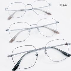 Gọng Kính Titanium Cận Cao Cấp Angel Eyes – Kim Loại Mảnh, Phom Oval Tối Giản, Siêu Nhẹ, Thời Trang Unisex, Phù Hợp Mọi Dáng Mặt
