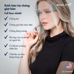 Kính bảo hộ chống giọt bắn và che bụi phòng dịch hiệu quả Angel Eyes phân phối