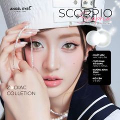 Kính Áp Tròng 1 Ngày SCORPIO Xám Tự Nhiên 14.0mm - Độ Cận 0-8 - Angel Eyes, Đôi Mắt Quyến Rũ, Thời Trang Fandom Bọ Cạp