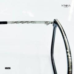Gọng Kính Cận N’ROSA Angel Eyes - Kính Mắt Mèo Thanh Lịch, Thiết Kế Sang Trọng, Phong Cách Thời Thượng, Đen/Hồng/Vàng Bạc