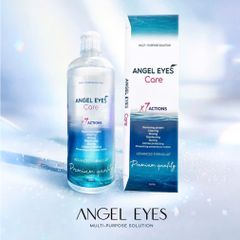 Nước Ngâm Lens Angel Eyes Care 360ml - Dung Dịch Bảo Quản Kính Áp Tròng Cho Mắt Khô Nhạy Cảm, Cung Cấp Độ Ẩm Hiệu Quả