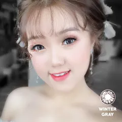 Lens giãn tròng nâu Winter - Nhãn hiệu Angel Eyes - Không độ cận - Đường kính 14.5mm
