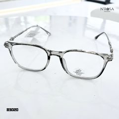 Gọng Kính Cận N’ROSA - Form Tròn Vintage Nhẹ Nhàng, Nhựa TR90 Trong Suốt Phối Kim Loại Sang Trọng - Phụ Kiện Thời Trang Chính Hãng