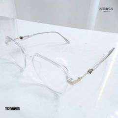 Gọng Kính Cận N’ROSA Kim Loại Phối Nhựa - Form Đa Giác/Ngũ Giác Thời Trang, Thiết Kế Cá Tính, Phù Hợp Với Mọi Trang Phục