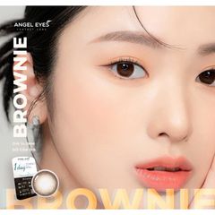 Kính áp tròng 1 ngày Angel Eyes Hàn Quốc - Độ cận từ 0-8, Có màu trendy, Chất liệu Silicone Hydrogel, Tiện lợi và bảo vệ mắt