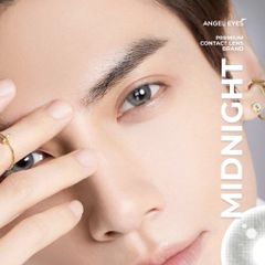 Kính Áp Tròng Xám Midnight - Độ Cận 0-8, Chất Liệu MPC, Thời Trang Tự Nhiên, An Toàn Cho Mắt, Thời Gian Đeo 12h/ngày - Angel Eyes