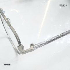 Gọng Kính Cận N’ROSA Unisex Đa Dạng Form (Vuông, Tròn, Chữ Nhật) - Kính Mắt Thời Trang Nhựa Kim Loại Cho Tất Cả Các Phong Cách