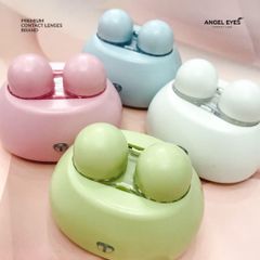 Máy rửa lens tự động siêu sạch tiện dụng thương hiệu Angel Eyes sạc USB & pin (Máy rửa kính áp tròng bằng sóng siêu âm)