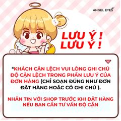 Kính áp tròng viễn thị Angel Eyes trong suốt, độ viễn từ +0.50 đến +6.0, cảm giác thoải mái, tầm nhìn sắc nét, quà tặng kèm theo hấp dẫn