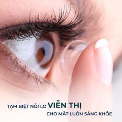 Kính áp tròng viễn thị Angel Eyes trong suốt, độ viễn từ +0.50 đến +6.0, cảm giác thoải mái, tầm nhìn sắc nét, quà tặng kèm theo hấp dẫn