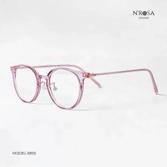 Gọng Kính Cận N’ROSA Nhựa Siêu Nhẹ Chống Gãy - Thiết Kế Vuông Cổ Điển, Đa Dạng Màu Sắc Thời Trang, Hỗ Trợ Lắp Tròng Cận/Loạn