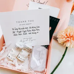 Kính giãn tròng Angel Eyes - Royal Black - Đường kính 14.5 - Không độ