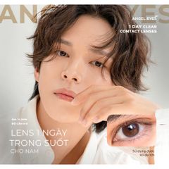 Kính áp tròng 1 ngày trong suốt Angel Eyes - Độ cận từ 1 đến 8 độ, siêu mỏng, tiện lợi, giảm tia UV - Sản phẩm kính mắt cao cấp