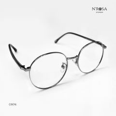 Gọng Kính N'Rosa Tròn Kim Loại Nhẹ Mặt Hàn Quốc - Phong Cách Thời Trang Nam Nữ - G9003/G9007/G9008/G9016, Hỗ Trợ Lắp Tròng Cận/Loạn
