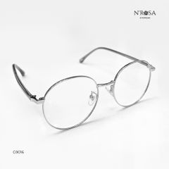 Gọng Kính N'Rosa Tròn Kim Loại Nhẹ Mặt Hàn Quốc - Phong Cách Thời Trang Nam Nữ - G9003/G9007/G9008/G9016, Hỗ Trợ Lắp Tròng Cận/Loạn