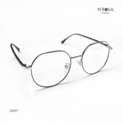 Gọng Kính N'Rosa Tròn Kim Loại Nhẹ Mặt Hàn Quốc - Phong Cách Thời Trang Nam Nữ - G9003/G9007/G9008/G9016, Hỗ Trợ Lắp Tròng Cận/Loạn