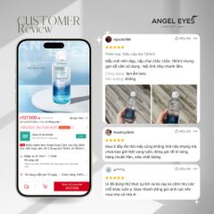 Nước ngâm lens Angel Eyes Care cao cấp dành cho mắt nhạy cảm với 2 dung tích 150ml và 160ml (Dung dịch bảo quản lens)