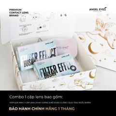 Kính lens cận Xám Angel Eyes BUSAN - Hiệu ứng loang màu như mắt ướt, thời trang, tự nhiên, trendy cho đôi mắt cuốn hút