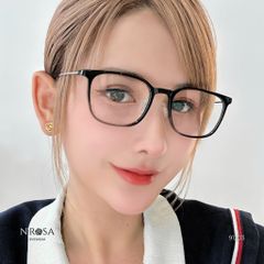 Gọng Kính Cận N'Rosa Unisex Thời Trang - Gọng Vuông Nhẹ, Chất Liệu Bền, Phụ Kiện Đẹp Cho Cô Ấy và Anh Ấy