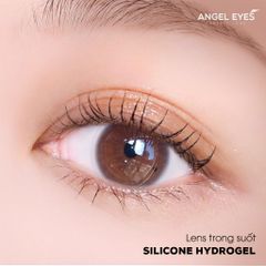 Lens Cận Trong Suốt Silicone Hydrogel Angel Eyes - Độ Cận -1.00 đến -15.00, Nhẹ Êm, Tầm Nhìn Rõ Ràng, Quà Tặng Sang Trọng