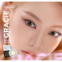 Kính áp tròng 1 ngày Angel Eyes - Màu nâu & xám, độ cận 0-8, siêu ẩm, đường kính 14.2mm, tiện lợi cho mọi dịp