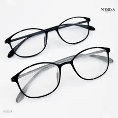 Gọng Kính Cận Unisex N'ROSA 6837/6859 - Kiểu Oval Nhẹ Mắt, Dễ Phối, Nhiều Màu Cho Nam Nữ