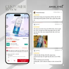 Nước ngâm kính Angel Eyes Care 360ml dành cho mắt nhạy cảm - An toàn cho kính silicone hydrogel, giữ ẩm và sạch sẽ