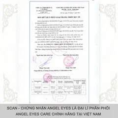 Nước ngâm kính Angel Eyes Care 360ml dành cho mắt nhạy cảm - An toàn cho kính silicone hydrogel, giữ ẩm và sạch sẽ