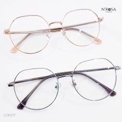 Kính Mắt N'Rosa Tròn Kim Loại Nhẹ - Kiểu Hàn Quốc - G9003, G9007, G9008, G9016 - Unisex, Thời Trang, Đa Màu Sắc