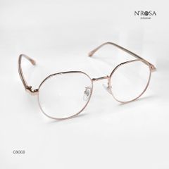 Kính Mắt N'Rosa Tròn Kim Loại Nhẹ - Kiểu Hàn Quốc - G9003, G9007, G9008, G9016 - Unisex, Thời Trang, Đa Màu Sắc