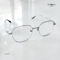 Kính mắt Titan Cao Cấp Angel Eyes - Khung Kim Loại Mỏng, Hình Oval Tối Giản, Siêu Nhẹ, Unisex Phong Cách Vintage