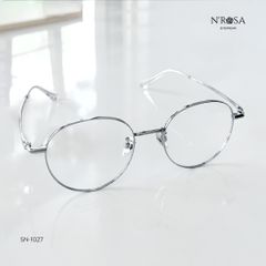 Kính mắt Titan Cao Cấp Angel Eyes - Khung Kim Loại Mỏng, Hình Oval Tối Giản, Siêu Nhẹ, Unisex Phong Cách Vintage