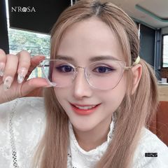 Gọng Kính Mắt N’ROSA 11826 - Thiết Kế Cat Eye Sang Trọng, Nhiều Màu Hiện Đại, Chất Liệu Nhựa và Kim Loại Cao Cấp