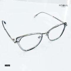 Gọng Kính Mắt N’ROSA 11826 - Thiết Kế Cat Eye Sang Trọng, Nhiều Màu Hiện Đại, Chất Liệu Nhựa và Kim Loại Cao Cấp