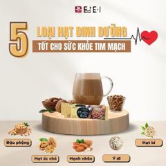 Ngũ Cốc Óc Chó Hạnh Nhân Damtuh Hàn Quốc - Hộp 15 Gói, Dinh Dưỡng Cao Cấp, Ăn Kiêng Lành Mạnh, Bổ Sung Năng Lượng Hàng Ngày
