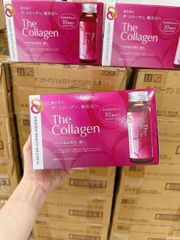 Nước Uống Đẹp Da The Collagen Shiseido 50ml X 10 Lọ - Collagen Nhật Bản Giúp Da Căng Mướt, Giảm Nếp Nhăn và Bảo Vệ Da Khỏi Tác Nhân Môi Trường