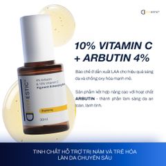 Tinh Chất Giảm Nám Hyaestic Pigment Enhancing Serum 10ml - 4% Arbutin & 10% Vitamin C, Chăm Sóc Da Mặt Chuyên Sâu