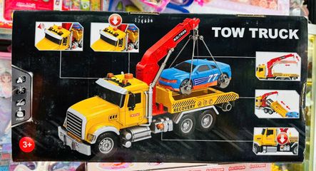Xe Cứu Hộ Tow Truck 666-55 - Đồ Chơi Âm Thanh và Đèn Cho Trẻ Em Từ 3 Tuổi - Phát Triển Kỹ Năng Sáng Tạo