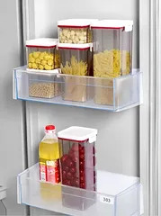 Bộ 4 Hộp Đựng Thực Phẩm Dozzi Cao Cấp - Nhựa An Toàn Không BPA, Nắp Kín Chống Tràn, Dùng Tủ Lạnh & Lò Vi Sóng Tiện Lợi
