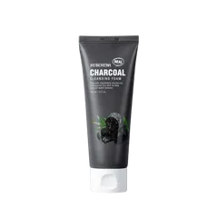 Sữa Rửa Mặt Hebeheba Real Charcoal Cleansing Foam 120ml - Chiết Xuất Than Hoạt Tính Giúp Làm Sạch Da, Ngăn Ngừa Mụn, Cấp Ẩm Tự Nhiên