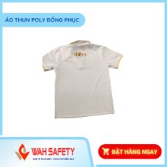 Áo thun Polo đồng phục công ty - Vải thun poly bền, chống nhăn, giữ màu tốt, nhận may in thêu theo yêu cầu