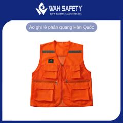Áo Ghi Lê Phản Quang Kỹ Sư Bảo Hộ Lao Động - Chất Liệu Bền, Thoáng Mát, In Logo Theo Yêu Cầu, Free Size cho Nam Nữ