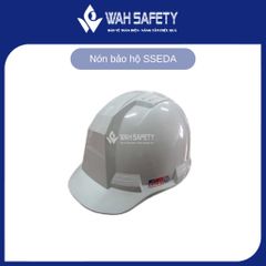 Nón bảo hộ lao động SSEDA chính hãng chất liệu ABS, thiết kế thông thoáng, nhiều màu sắc dễ nhận diện cho công trình an toàn