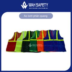 Áo Lưới Phản Quang An Toàn - Chất Liệu Polyester/Nylon, Được Thiết Kế Dễ Dàng Mặc, Tăng Cường Nhận Diện Ban Đêm trong Công Trình và Hoạt Động Ngoài Trời