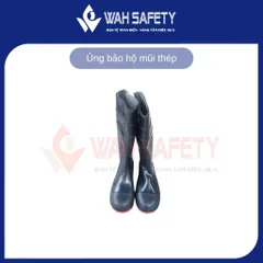 Ủng bảo hộ mũi thép chống đinh TQP - An toàn cho người lao động, chống va đập, trơn trượt, chất liệu nhựa PVC, nhiều kích thước