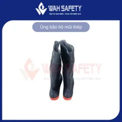 Ủng bảo hộ mũi thép chống đinh TQP - An toàn cho người lao động, chống va đập, trơn trượt, chất liệu nhựa PVC, nhiều kích thước