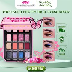 Bảng Phấn Mắt 16 Ô Too Faced Pretty Rich Diamond Light Palette 15,2g - Phấn trang điểm mắt với màu sắc đa dạng, dễ tán, hoàn hảo cho phong cách trang điểm ấn tượng.