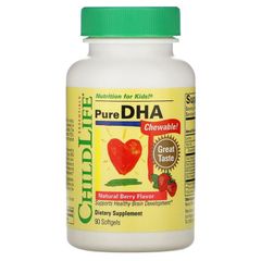 Viên bổ sung DHA ChildLife Natural Berry – Vị Dâu 90 viên - Mỹ - MẸ SÓC